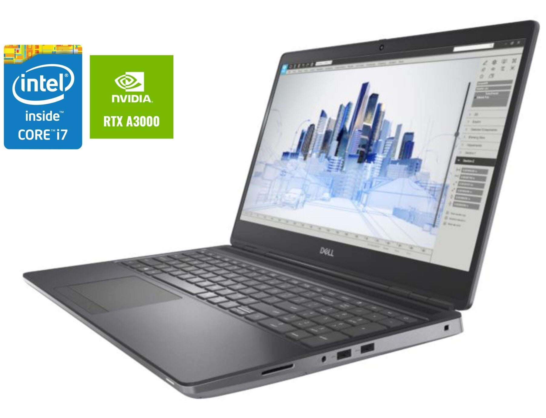 Купить мобильную рабочую станцию Dell Precision 7560 / 15.6