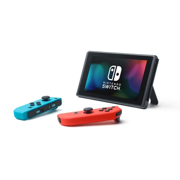 Nintendo Switch Neon Blue-Red (Upgraded version) + Игра The Legend