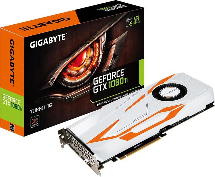 Видеокарта Gigabyte PCI-Ex GeForce GTX 1080 Ti Turbo 11GB GDDR5X