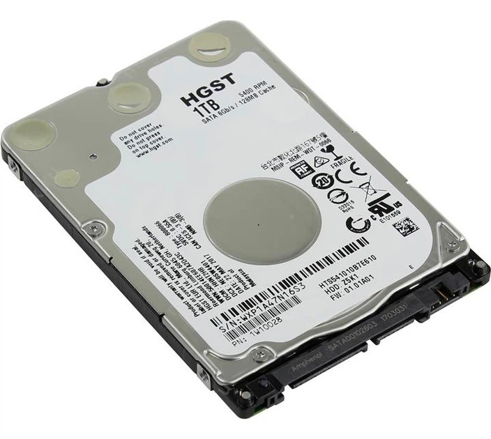 Жесткий диск 2.5' 1Tb Hitachi HGST Travelstar Z5K1 SATA3 128Mb