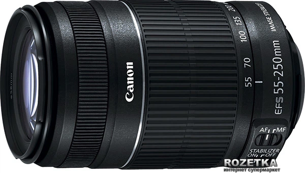 Canon EF-S 55-250mm f/4-5.6 IS STM (8546B005) – фото, відгуки