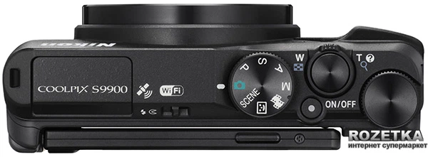 Фотоаппарат Nikon Coolpix S9900 Black (VNA790E1) купить на ROZETKA