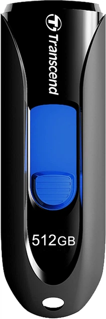 Флеш память USB Transcend JetFlash 790 512GB USB 3.1 Black/Blue