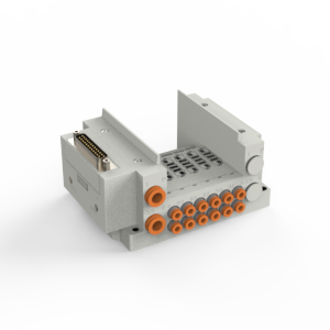 SS5Y3-10, 3000 Series Manifold, D-sub Connector, Flat Ribbon Cable