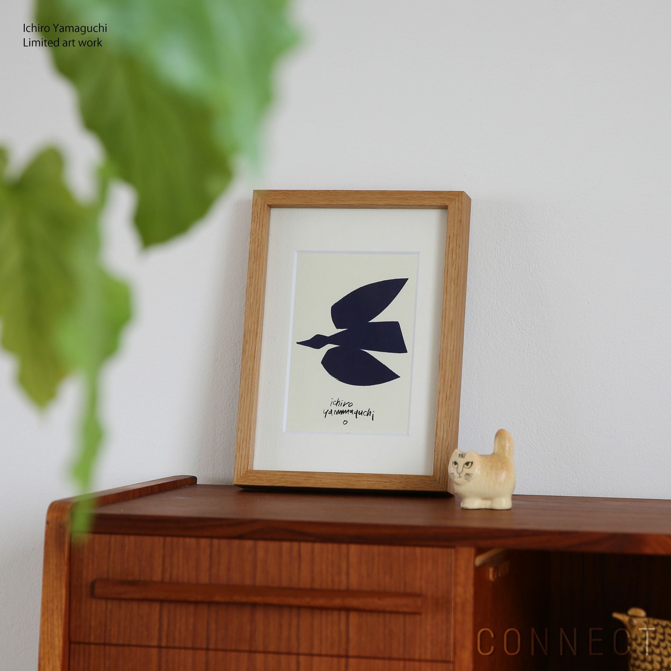 販売終了］【 数量限定 】山口一郎 シルクスクリーン 「Blue Bird