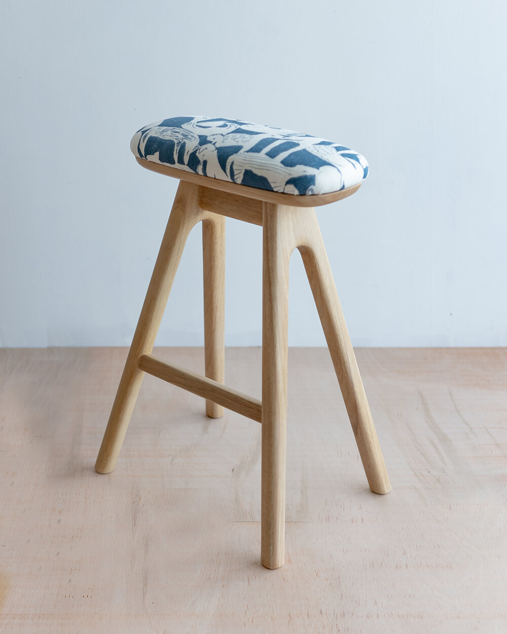 送料込】キッチンスツールNA(H530)＋ ミナペルホネン( mina perhonen