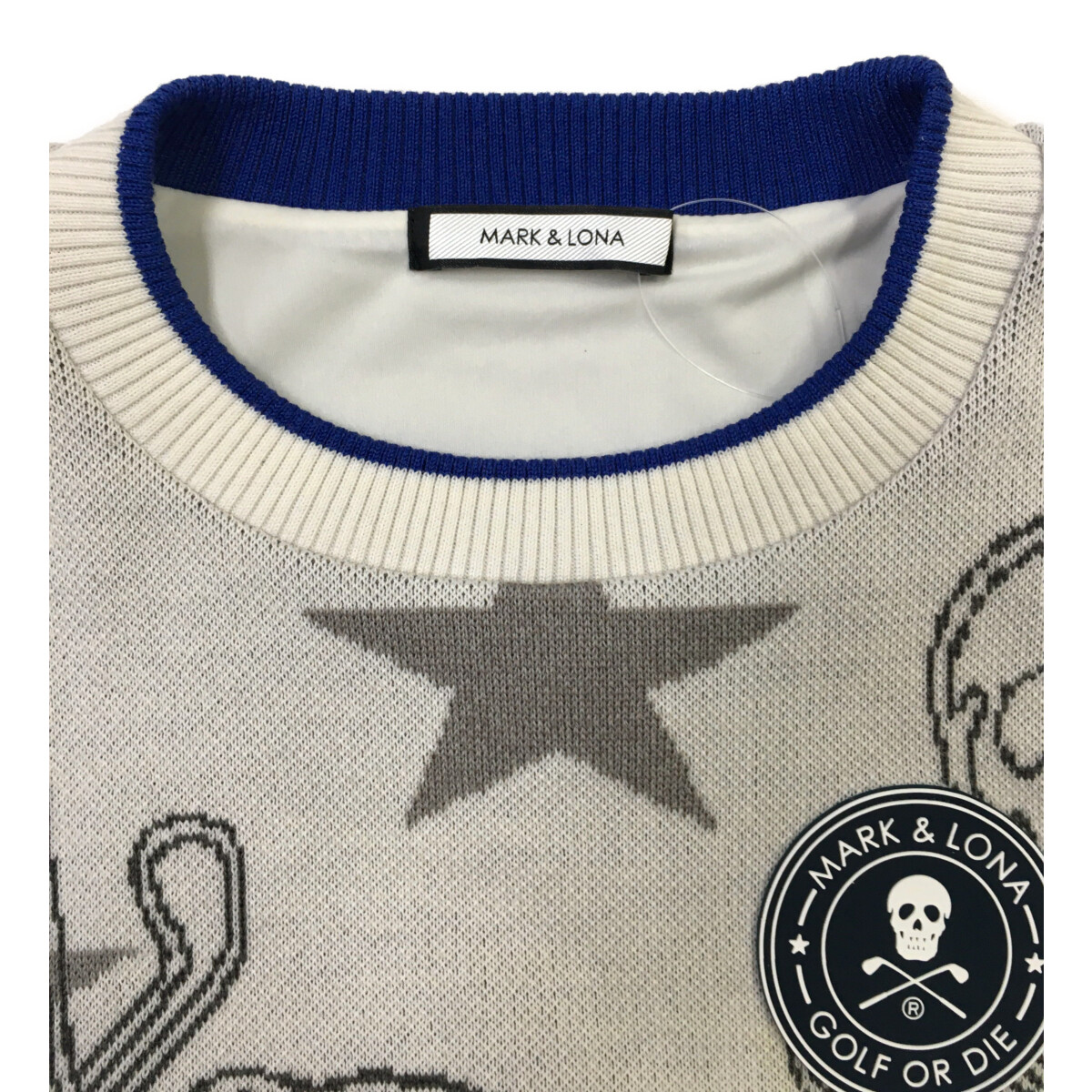 MARK &LONAスカルグラフィックセーター MARK &LONAスカルグラフィック