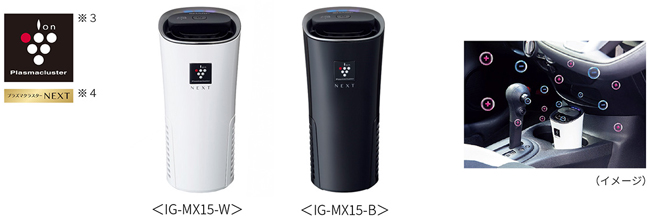 車載用プラズマクラスターイオン発生機＜IG-MX15＞を発売｜ニュース