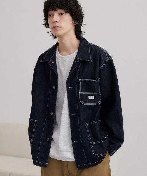 SMITH'S（スミス）別注デニムカバーオールジャケット（コバルト