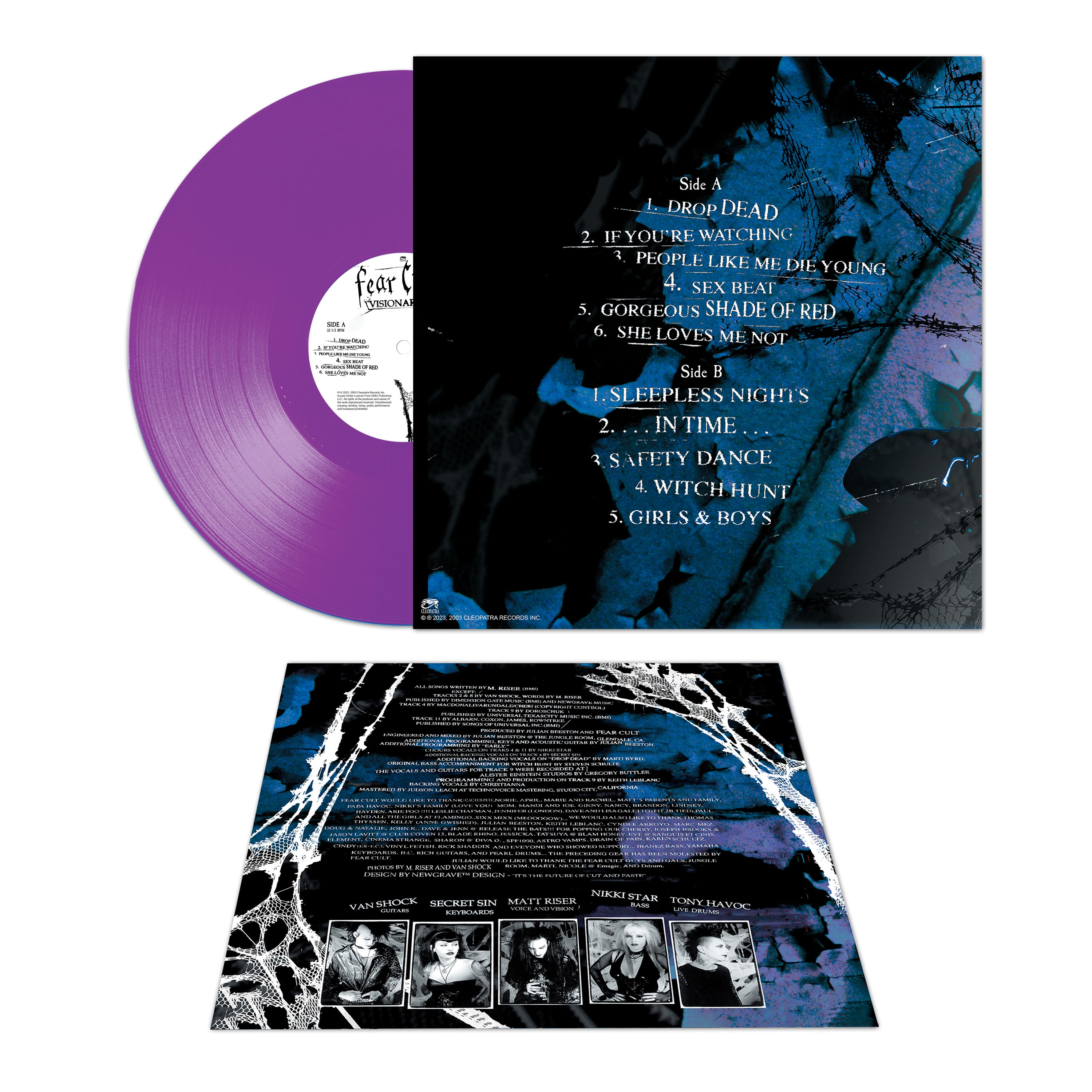 Fear Cult - Visionary Complex (Purple Vinyl) - Cleopatra Records