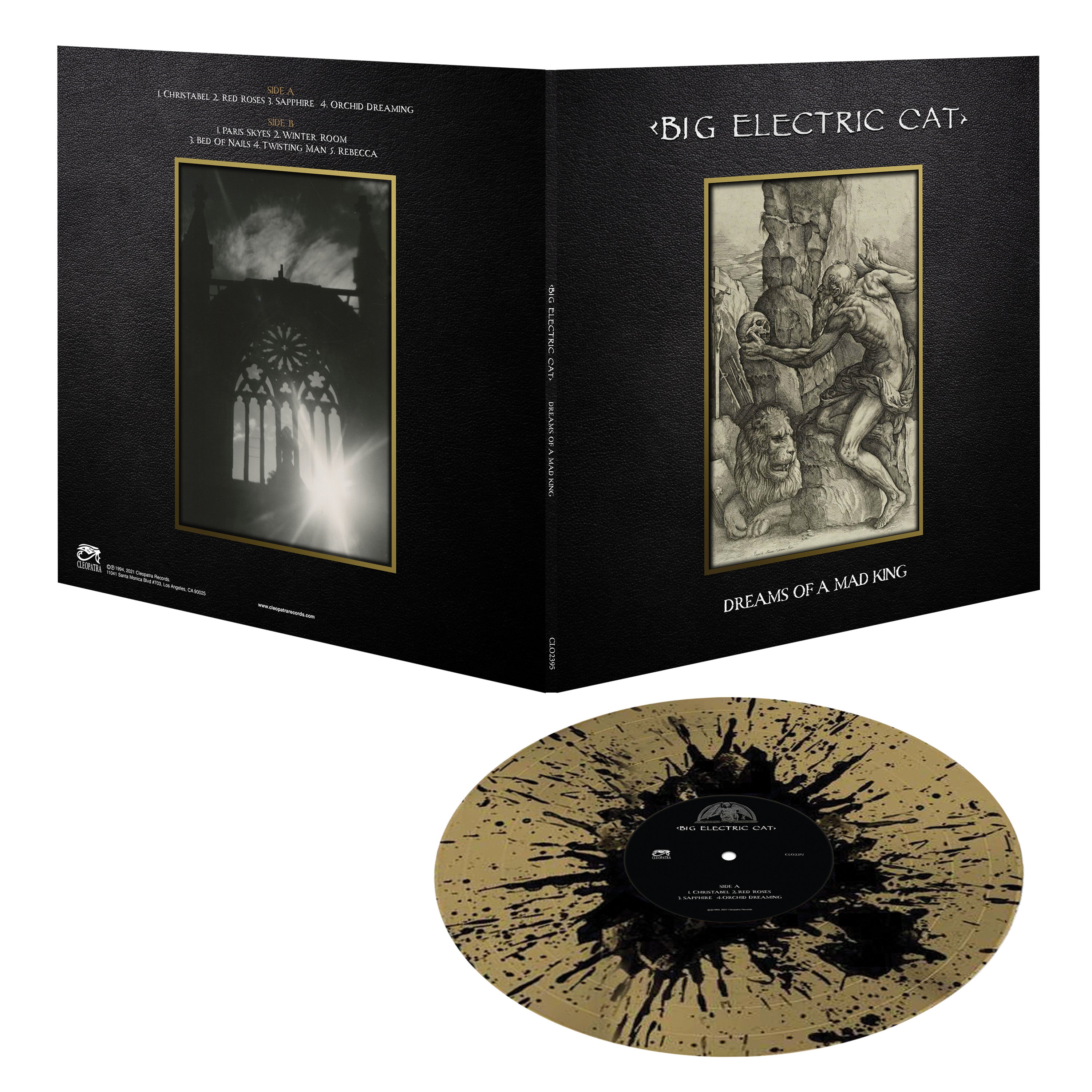Big Electric Cat - Dreams of a Mad King (Gold-Black Splatter Vinyl