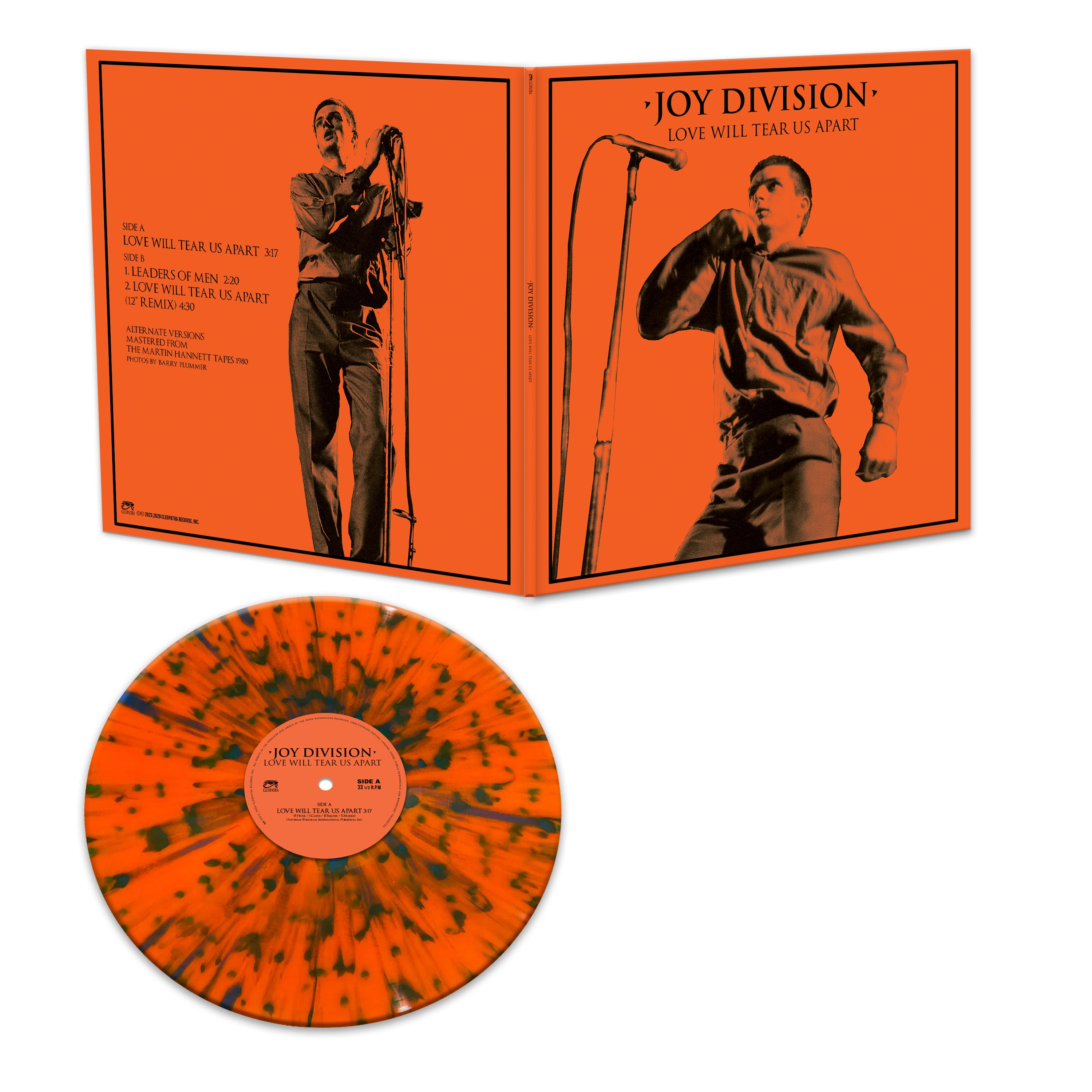 Joy Division - Love Will Tear Us Apart (Orange-Black Splatter