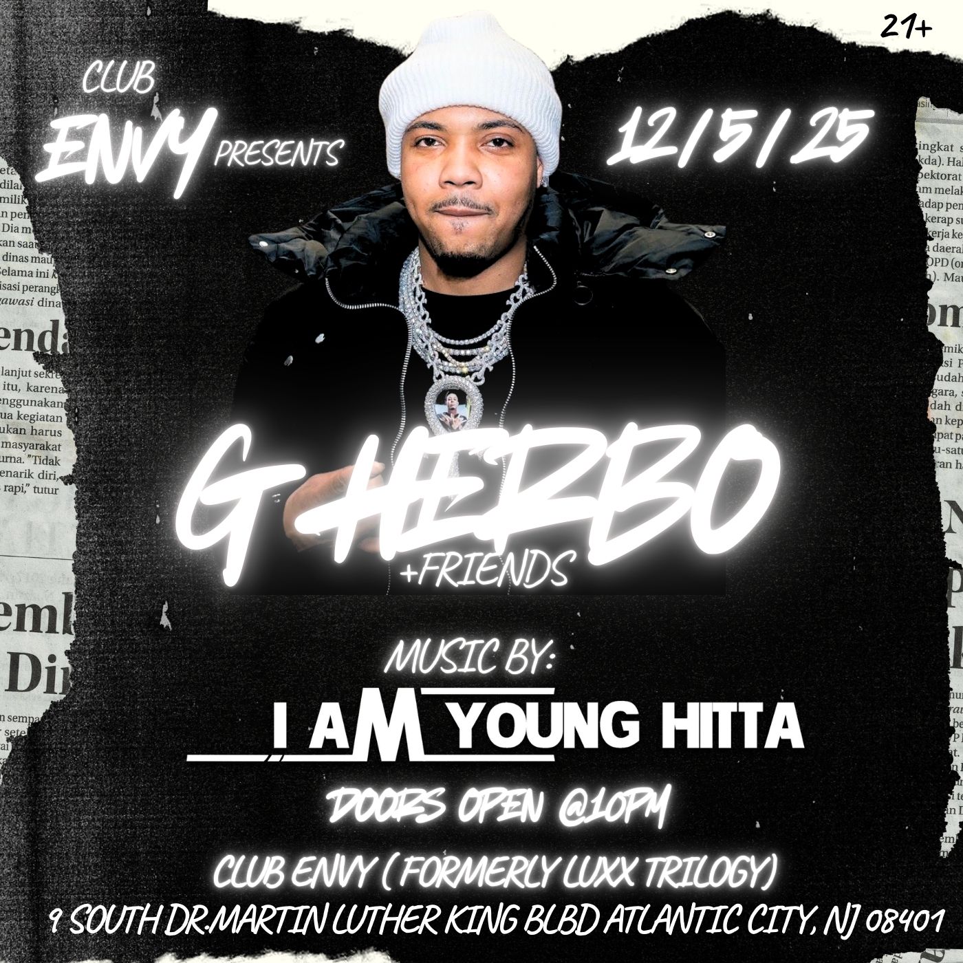 G Herbo & Friends — Live at Club Envy TICKETS SOLD OUT PLEASE PAY