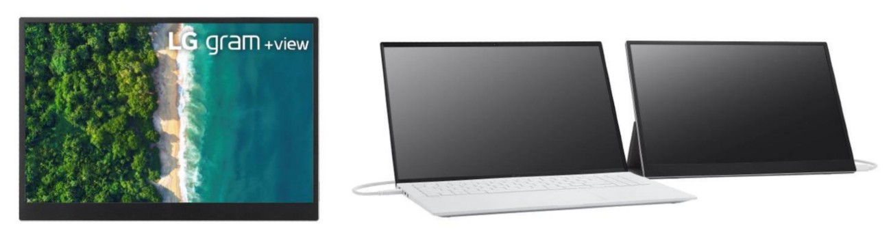 LGエレクトロニクス、16インチのポータブルモニター「LG gram +view