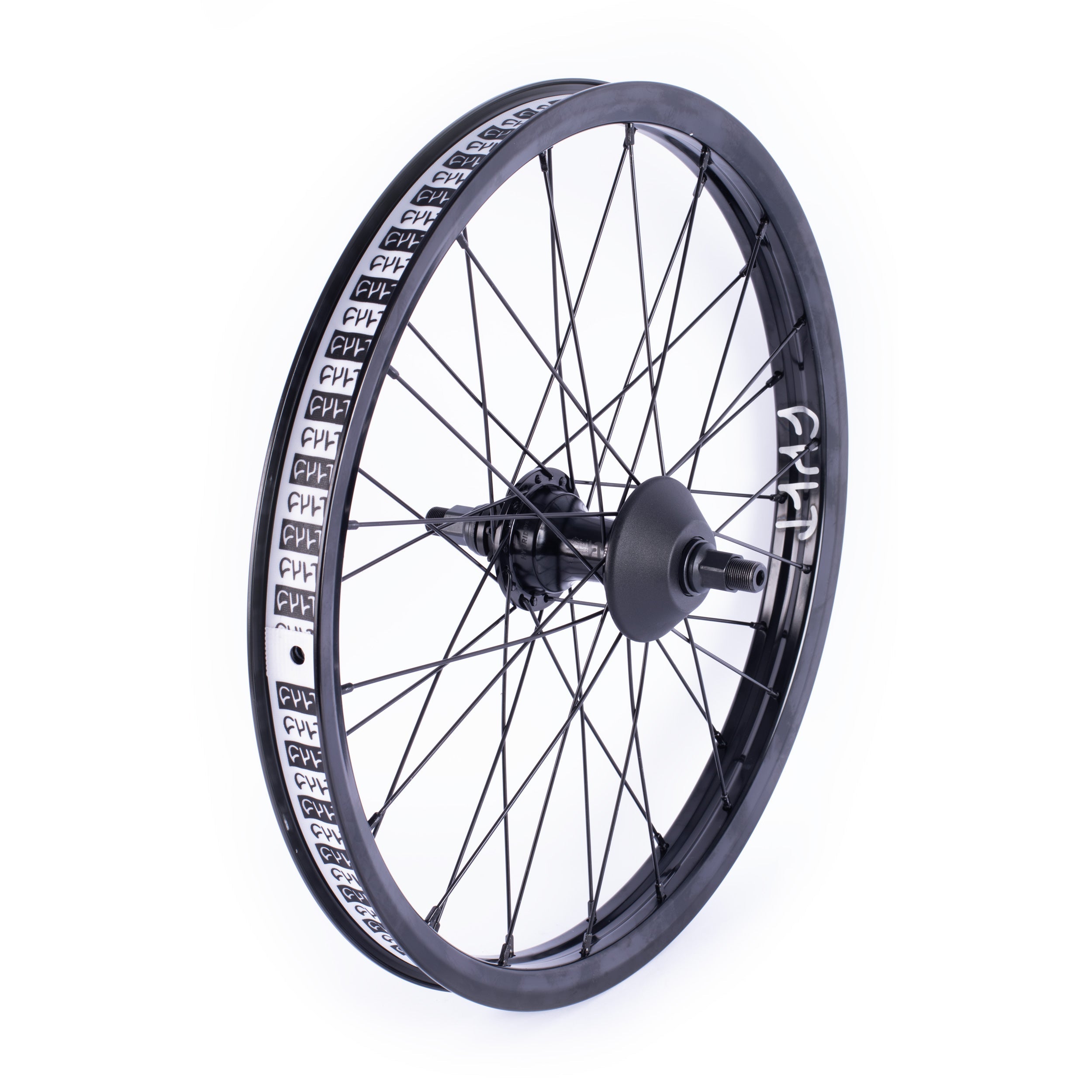 Crew Hybrid Freecoaster Wheel / black & polished – CULT CREW