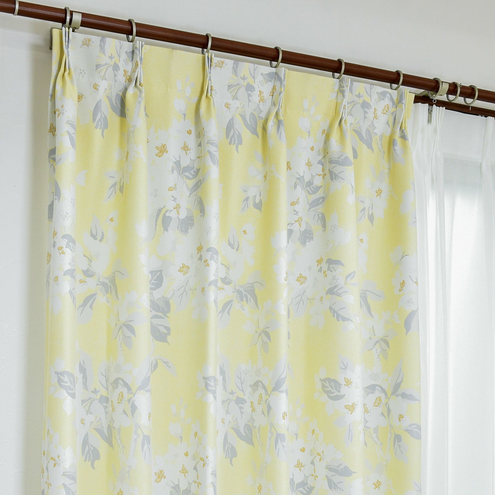 ローラアシュレイ 遮光 洗える 花柄 防炎 遮熱 ドレープ カーテン