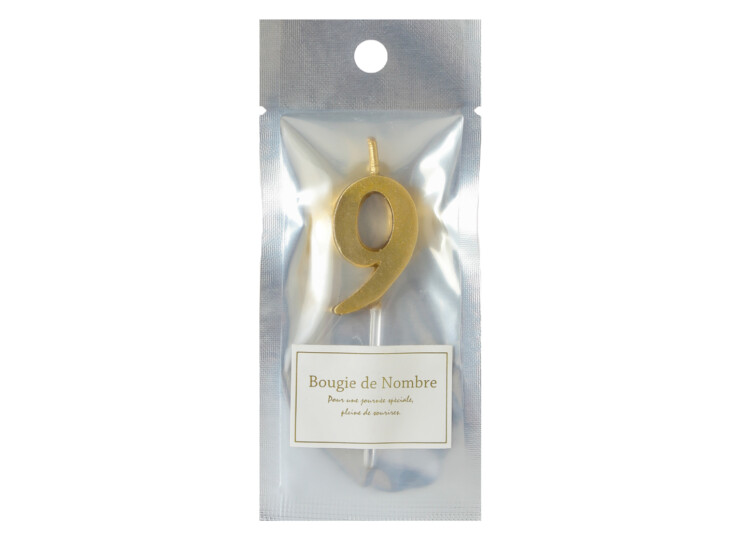 MTナンバーキャンドル【9】 | CUXCO