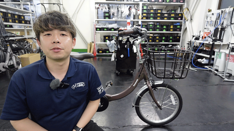 業界最軽量で簡単操作を追求し、小柄な方にも使いやすい電動自転車なら