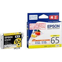 インクカートリッジ（イエロー） 【ICY65 の仕様変更型番】 [ICY65A1