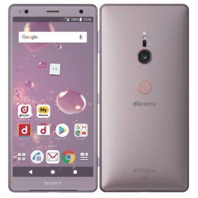 SIMロック解除済】docomo Sony Xperia XZ2 SO-03K Ash Pink|中古