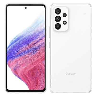 Galaxy A53 5G SCG15 オーサムホワイト【au版 SIMフリー】|中古
