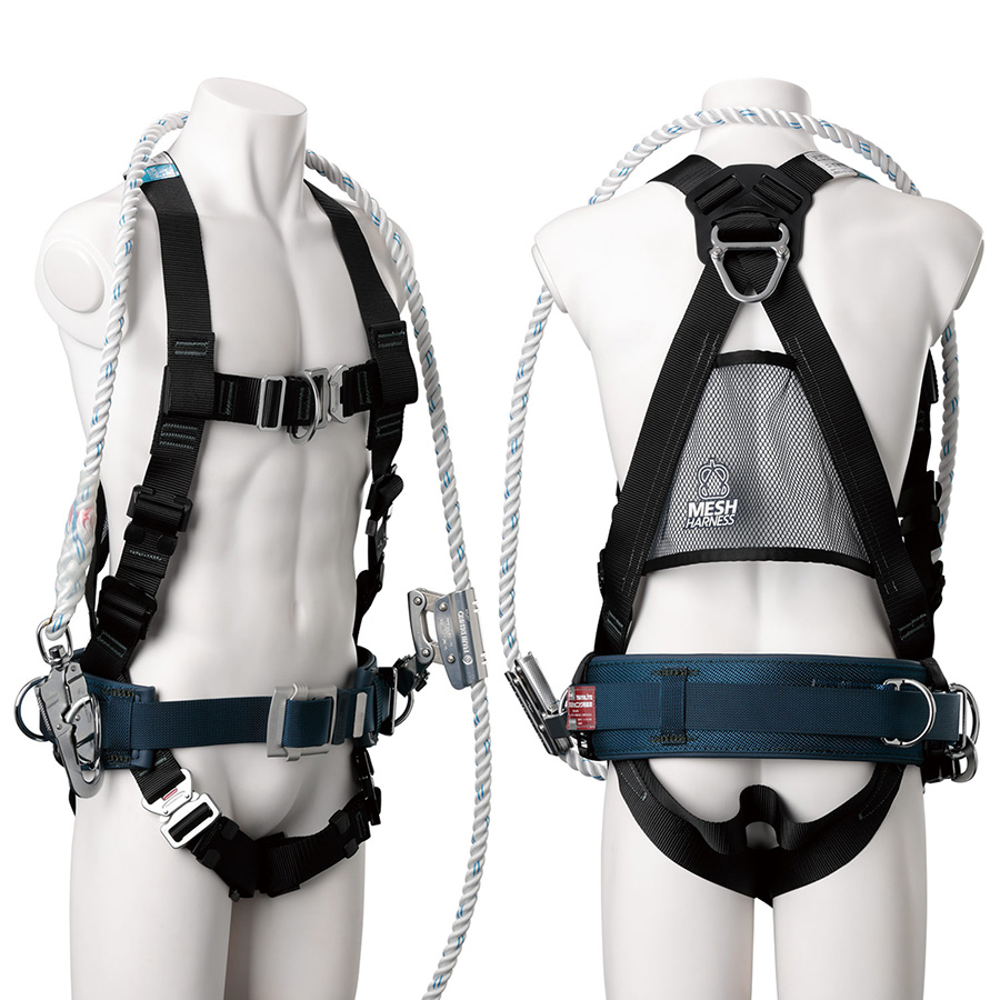 柱上用フルハーネス MHF－1050BKFD－UP－M－WP