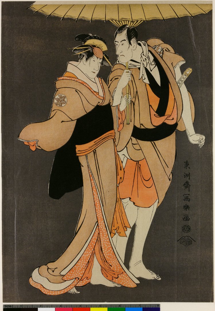 東洲斎写楽による浮世絵