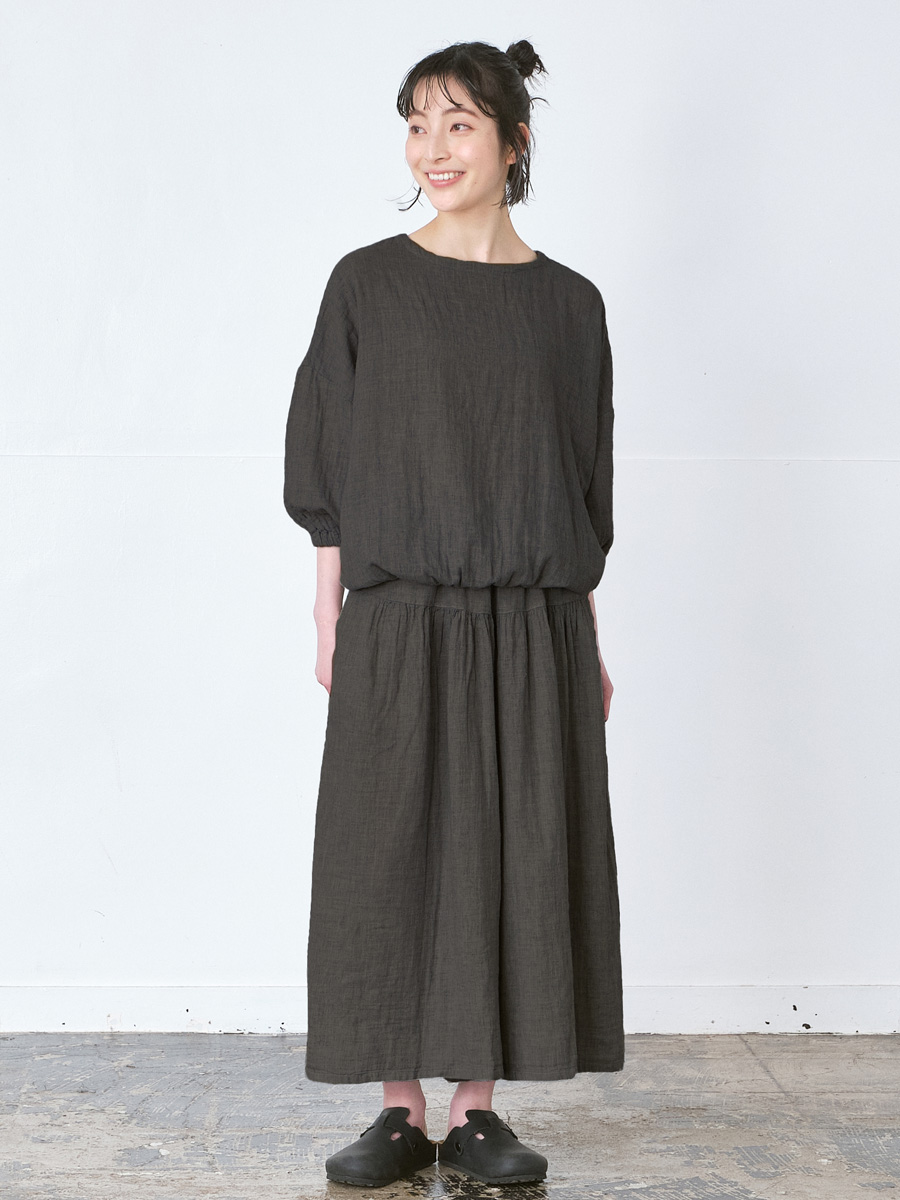 ガウチョパンツ 綿トップWガーゼ | パンツフルレングス | 【公式】D*g