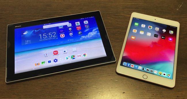 iPad mini」と「Arrows Tab F-02K」どっちが使いやすい？機能、操作性