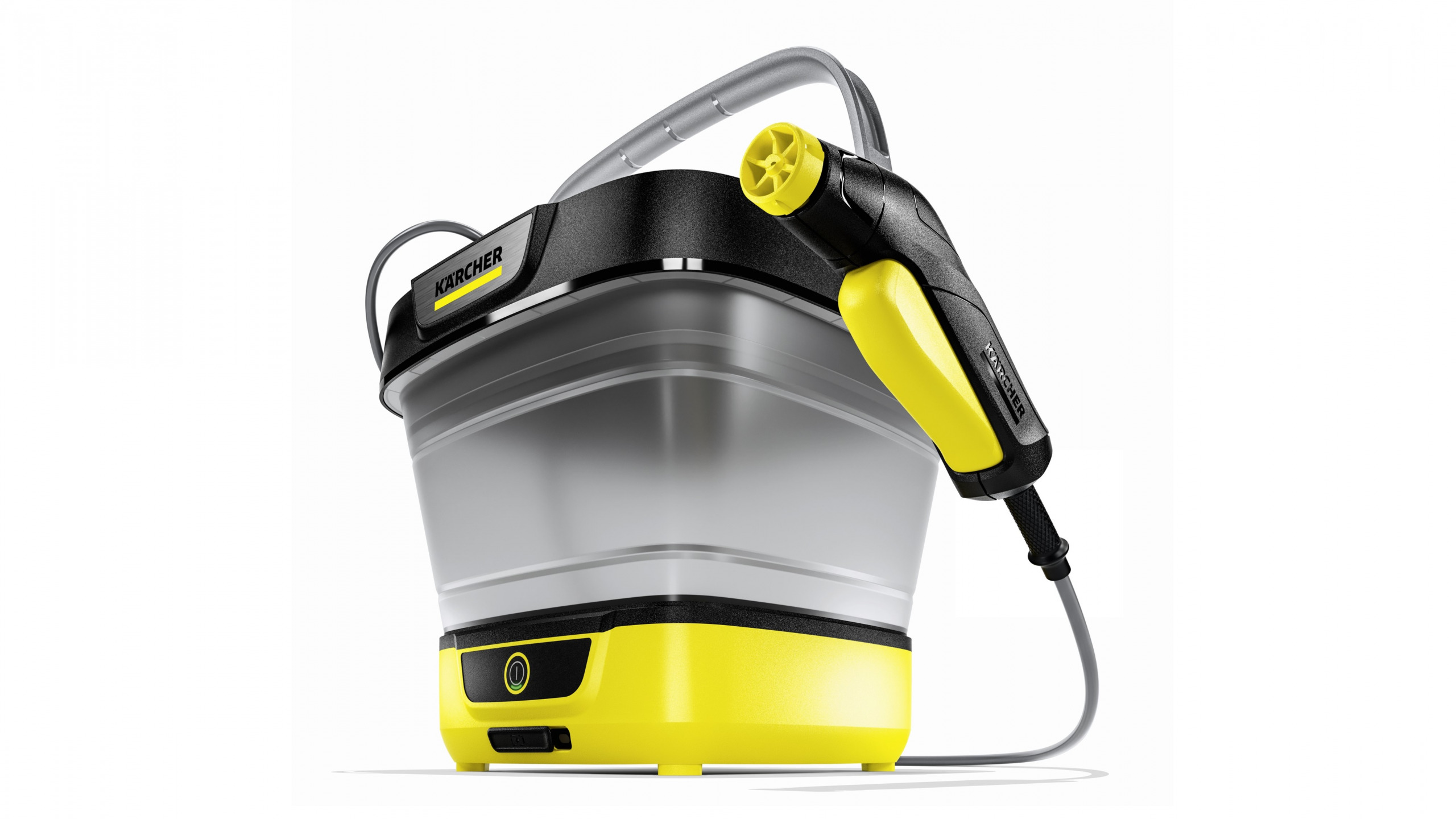 水道や電源のない場所でも使える！給水タンクと充電式バッテリーを内蔵