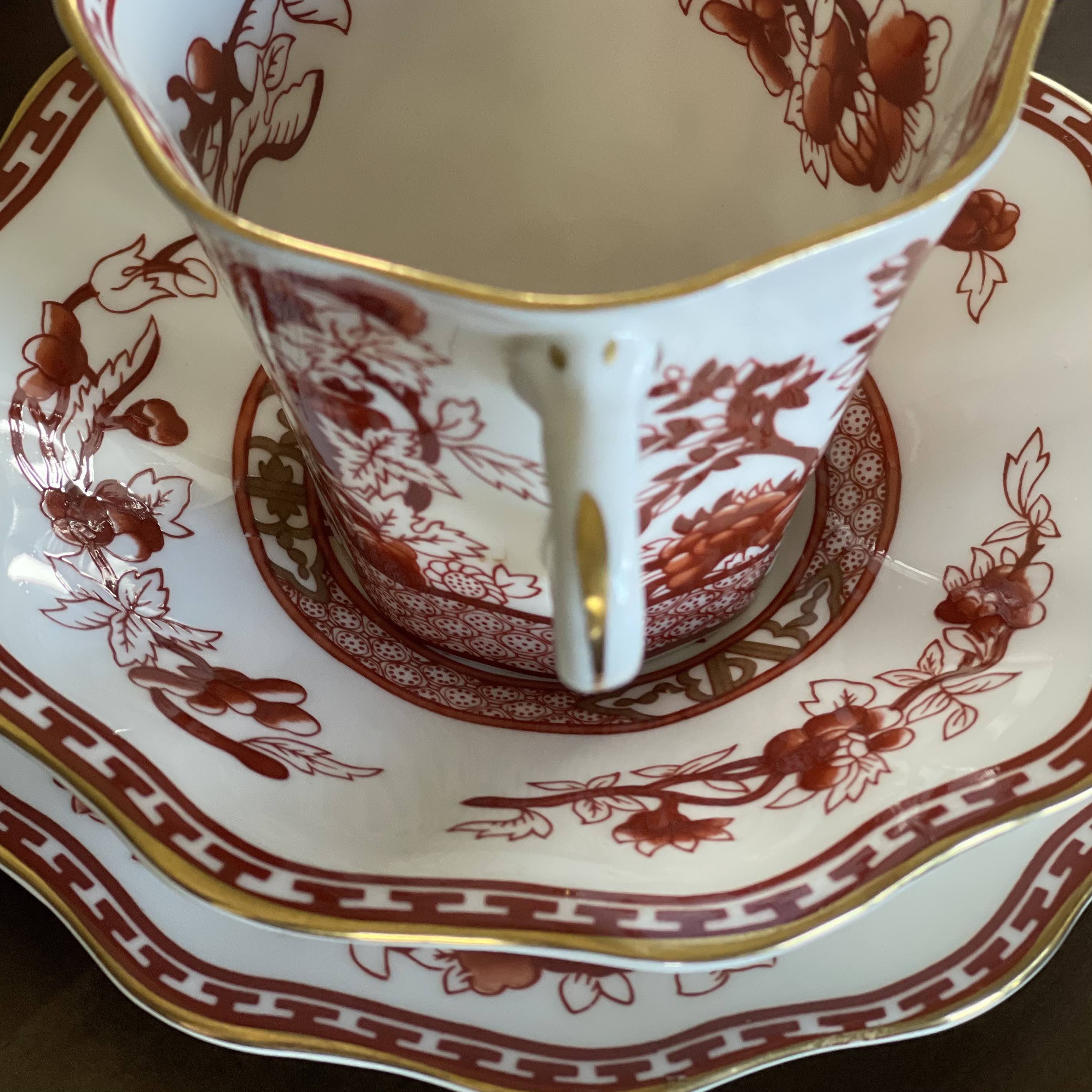 🇬🇧コールポート インディアンツリーコーラル カップ＆ソーサー