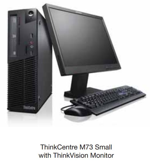 Detailed specifications for ThinkCentre M73 (Small Form Factor