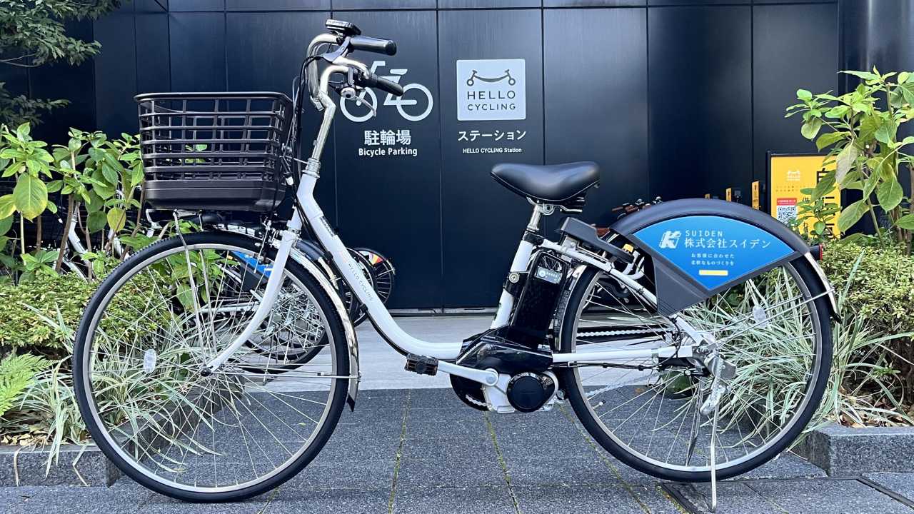 スイデンがシェアサイクルサービス「HELLO CYCLING」へ電動アシスト