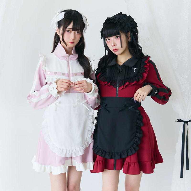 フリルレースアップエプロン – レディースファッション通販の夢展望