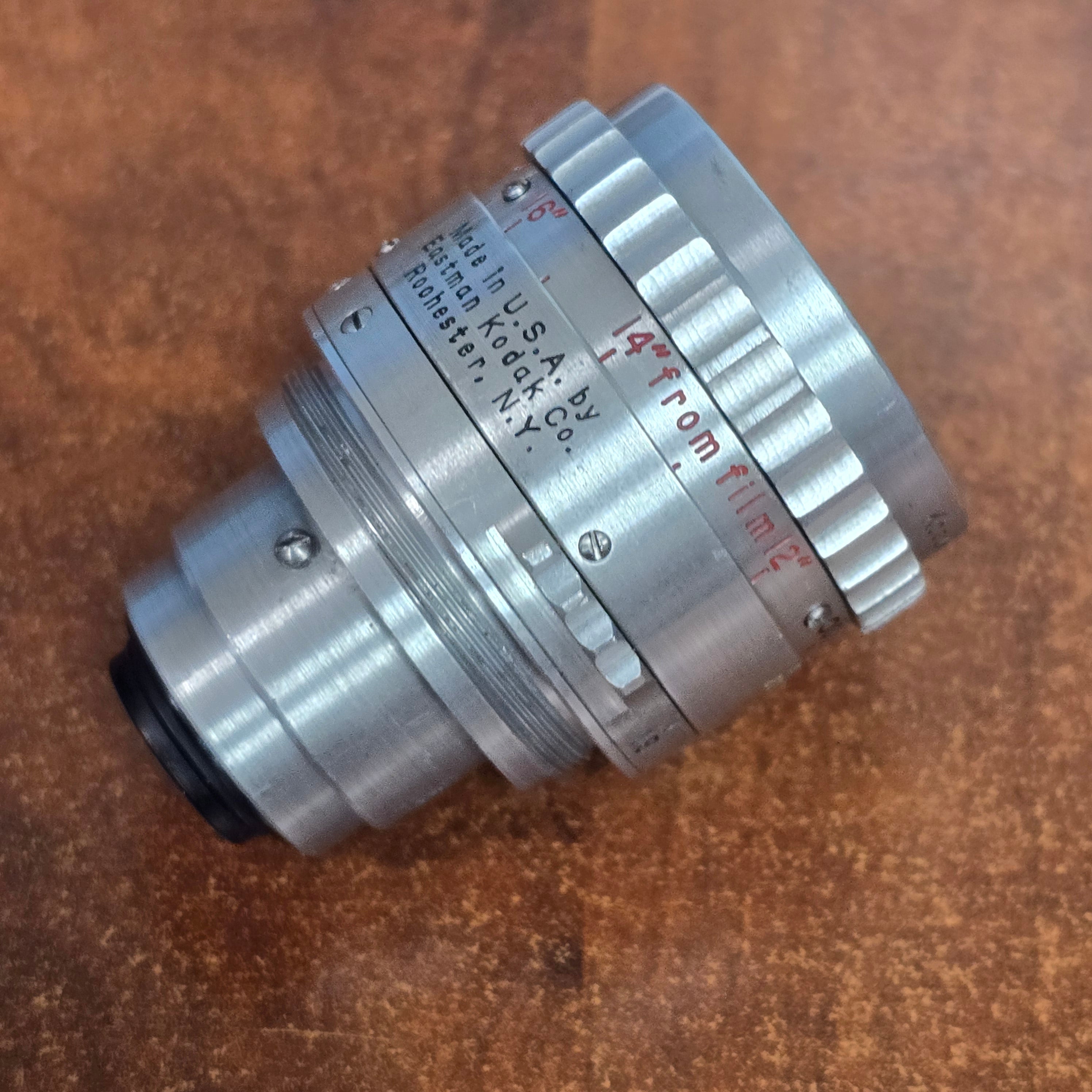 Kodak Cine Ektar II 25mm f1.9 Lens S-Mount S# RA134 – Du-All Camera