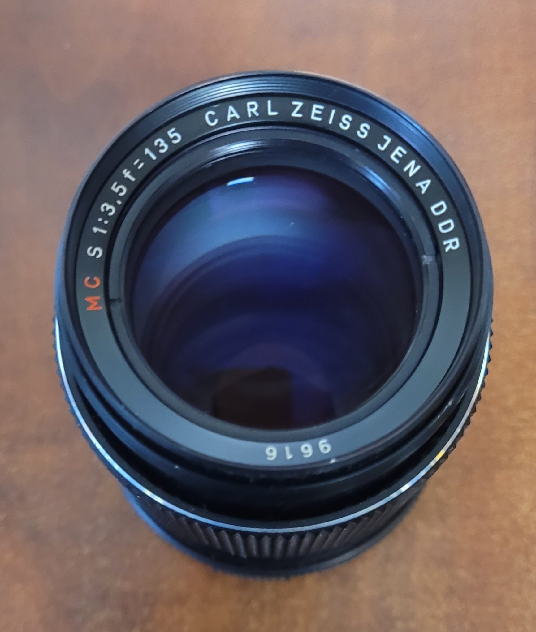 Carl Zeiss Jena DDR Sonnar 135mm f3.5 M42 Screw Mount S# 9616 – Du