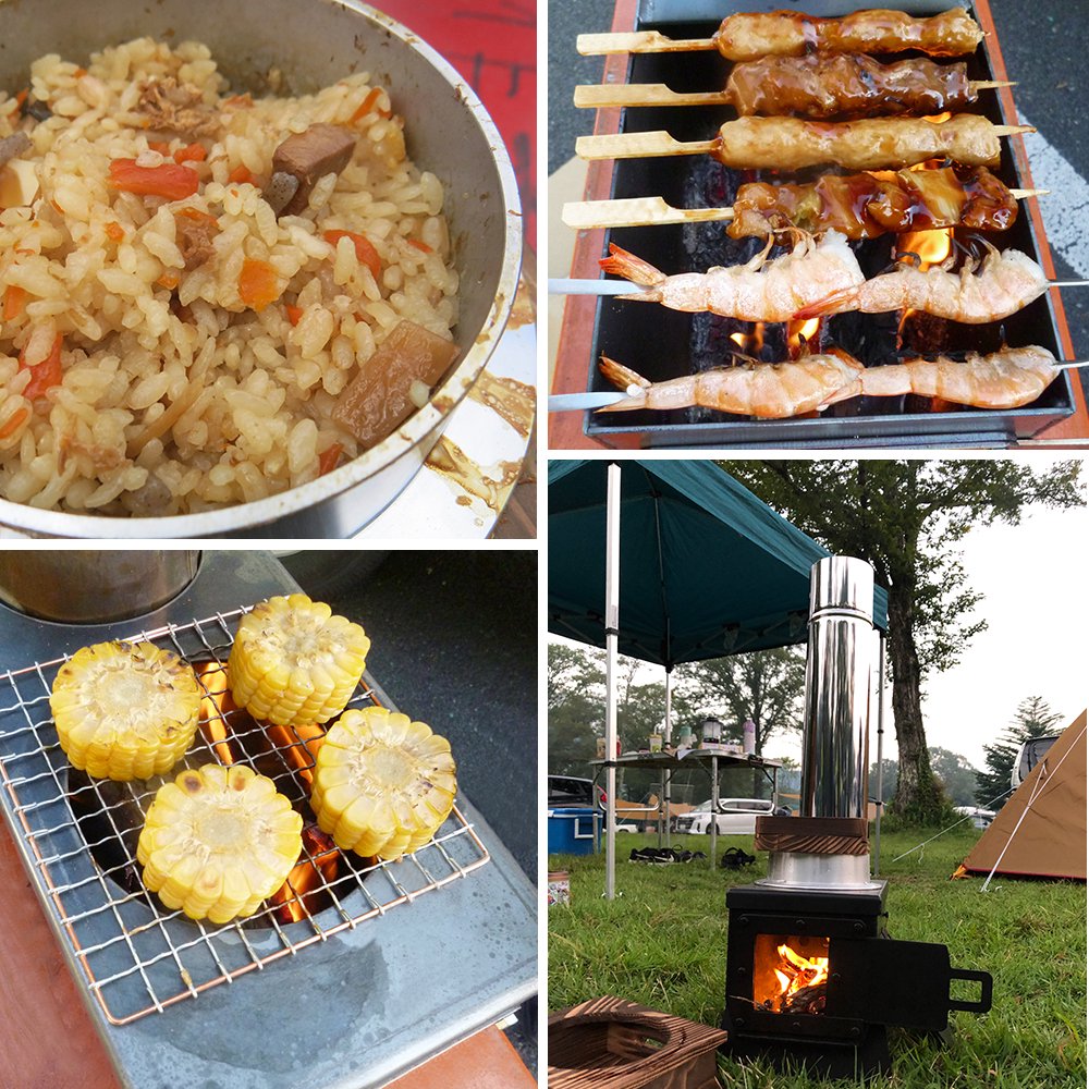 モキ製作所 MK6K 俺のかまど 組立式無煙かまど 炊飯 ピザ 焼き鳥 火育