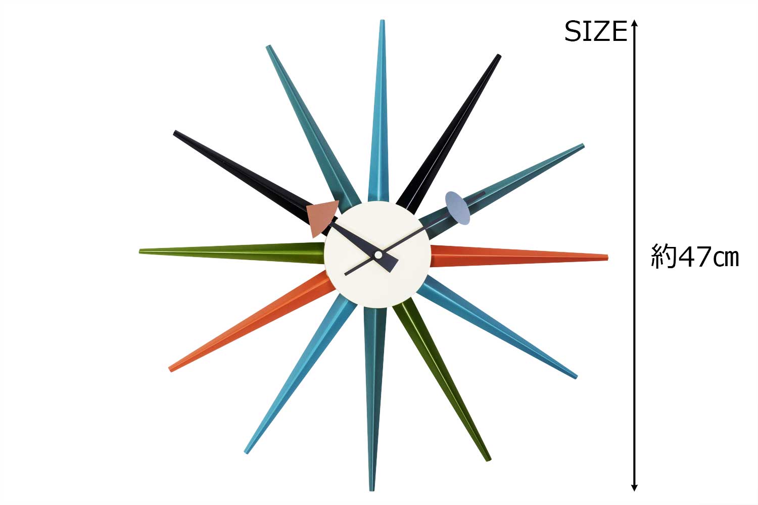 サンバースト クロック | 高品質なデザイナーズ家具 E-comfort 公式