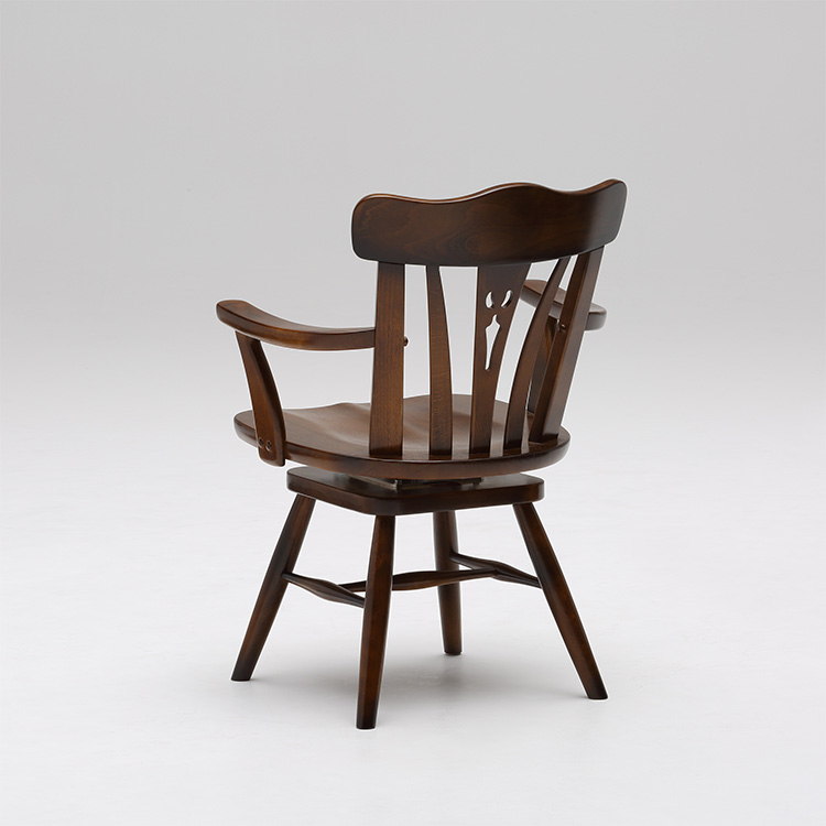 回転式アームチェア CC1834 コロニアルウォールナット 通販 | 【公式