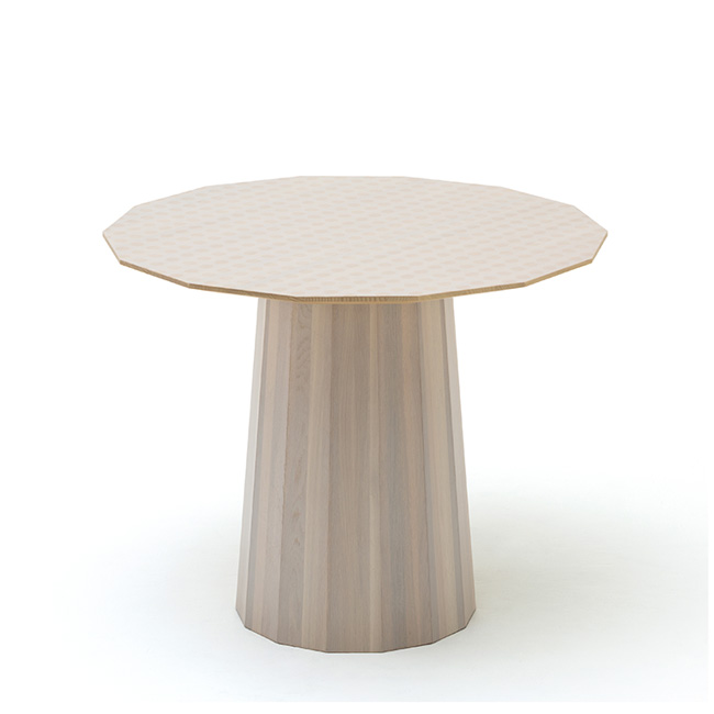 Colour Wood Dining【95】D342F7 Natural Dot(Tabletop) / Grain Beige