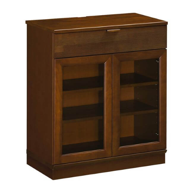 キャビネット 幅83cm QW9392 モカブラウン 通販 | 【公式】カリモク