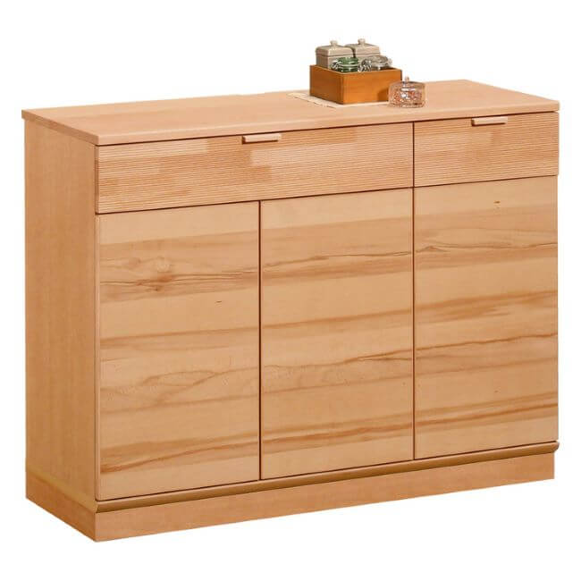 キャビネット 幅105cm QD3506 ピュアビーチ 通販 | 【公式】カリモク