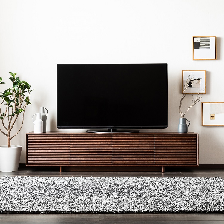 テレビボード 幅204cm QT7017 モカブラウン 通販 | 【公式】カリモク