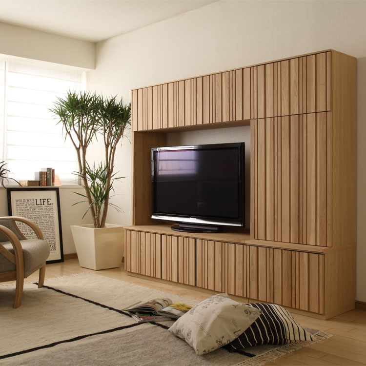 テレビボード 幅141cm QT90E ピュアオーク 通販 | 【公式】カリモク