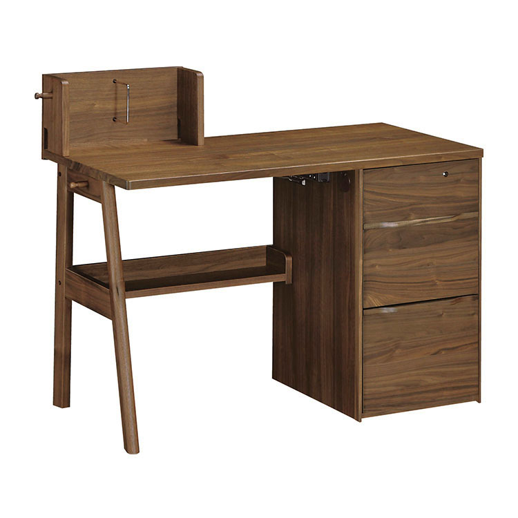 Coordi デスク 幅110×奥行60cm SU3670 ウォールナットナチュラル 通販