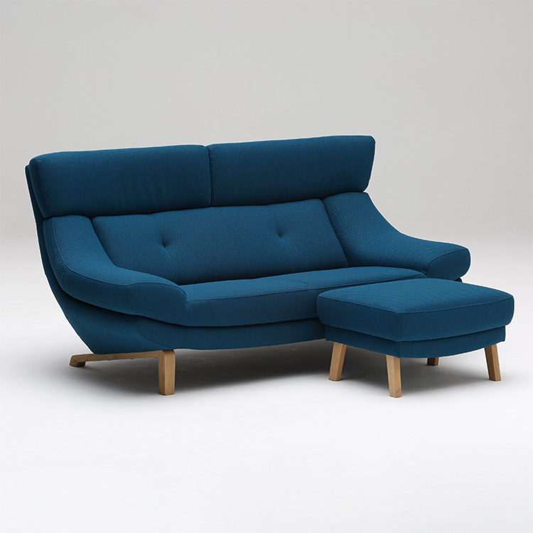 2人掛ソファ UU4612 メリット・イジアン ピュアオーク 通販 | 【公式