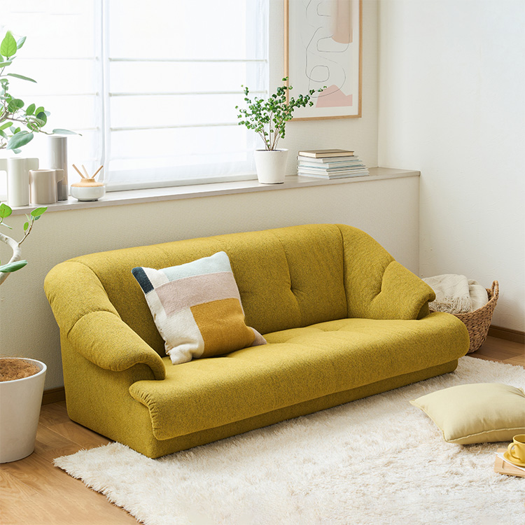 2人掛ソファ 幅169cm UW2462 ミモザ マットブラック 通販 | 【公式