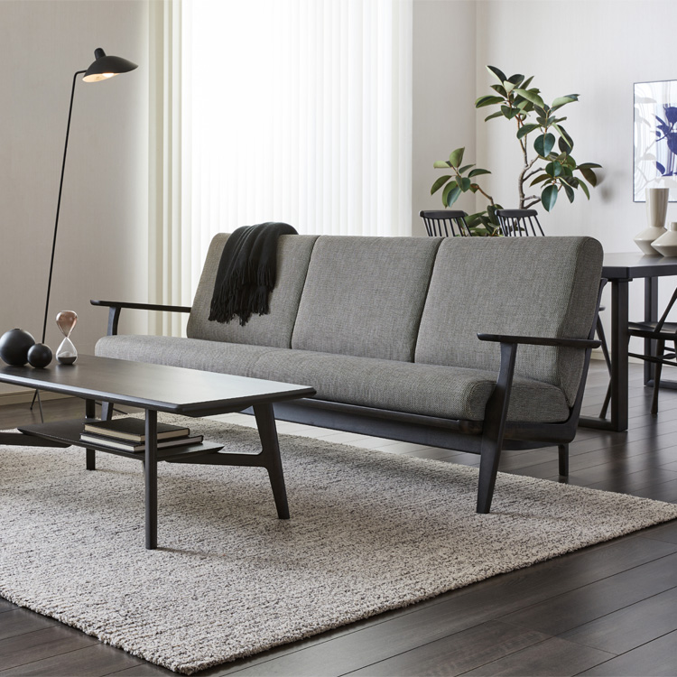 3人掛ソファ WU6103 ミックスブラック シアーブラック 通販 | 【公式