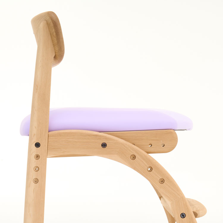 デスクチェア XT1801 ラベンダーパープル ピュアオーク 通販 | 【公式