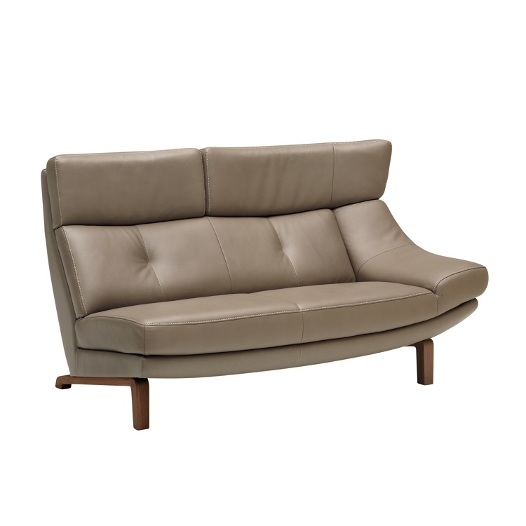 右肘2人掛ソファ ZU4628 グレージュ モカブラウン 通販 | 【公式